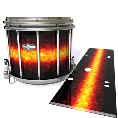 Pearl Championship CarbonCore Snare Drum Slip - Sunrock (Orange)