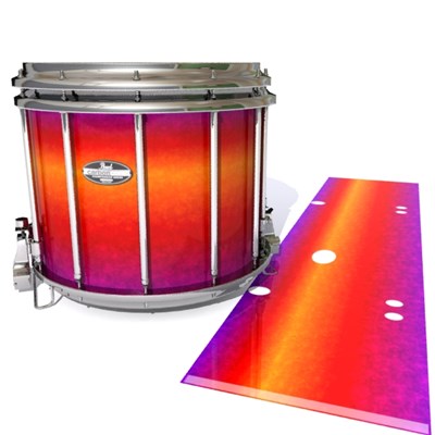 Pearl Championship CarbonCore Snare Drum Slip - Supernova (Red) (Purple)