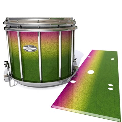 Pearl Championship CarbonCore Snare Drum Slip - Tropical Hybrid (Green) (Yellow)