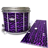 Pearl Championship CarbonCore Snare Drum Slip - Wave Brush Strokes Purple and Black (Purple)