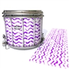 Pearl Championship CarbonCore Snare Drum Slip - Wave Brush Strokes Purple and White (Purple)