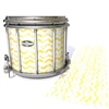 Pearl Championship CarbonCore Snare Drum Slip - Wave Brush Strokes Yellow and White (Yellow)