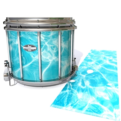 Pearl Championship CarbonCore Snare Drum Slip - Aquatic Refraction (Themed)