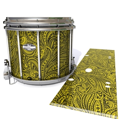 Pearl Championship CarbonCore Snare Drum Slip - Gold Paisley (Themed)