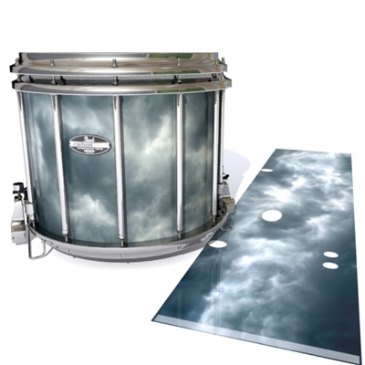 Pearl Championship CarbonCore Snare Drum Slip - Grey Smokey Clouds (Themed)