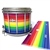 Pearl Championship CarbonCore Snare Drum Slip - Rainbow Stripes (Themed)