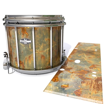 Pearl Championship CarbonCore Snare Drum Slip - Rusted Metal (Themed)