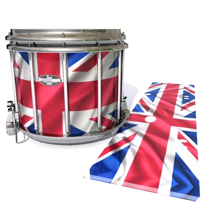 Pearl Championship CarbonCore Snare Drum Slip - Union Jack (Themed)