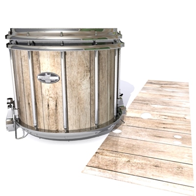 Pearl Championship CarbonCore Snare Drum Slip - Vertical Planks (Themed)