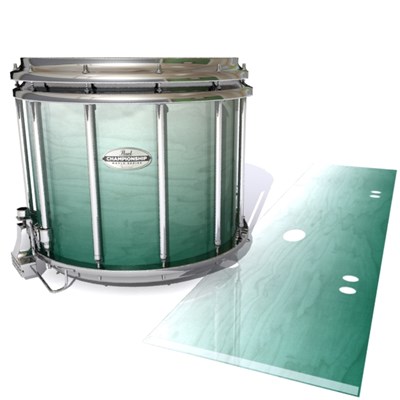 Pearl Championship Maple Snare Drum Slip - Alpine Fade (Green)