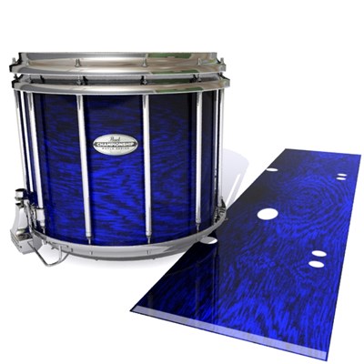 Pearl Championship Maple Snare Drum Slip - Andromeda Blue Rosewood (Blue)