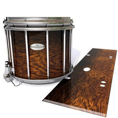 Pearl Championship Maple Snare Drum Slip - Caramel Rosewood (Neutral)