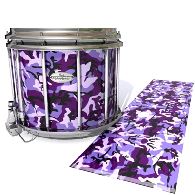 Pearl Championship Maple Snare Drum Slip - Coastline Dusk Traditional Camouflage (Purple)