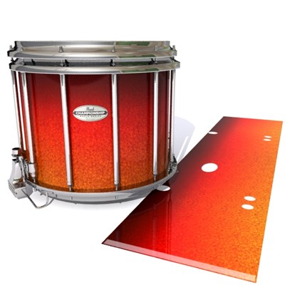 Pearl Championship Maple Snare Drum Slip - Coral Sunset (Orange)