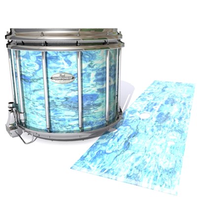 Pearl Championship Maple Snare Drum Slip - Cosmic Tide (Blue)