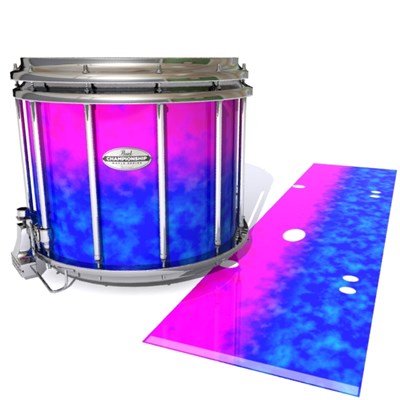 Pearl Championship Maple Snare Drum Slip - Cotton Candy (Blue) (Pink)