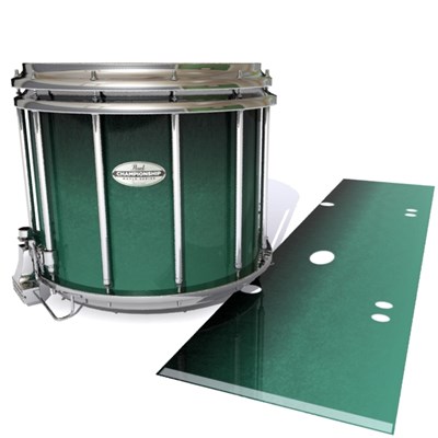 Pearl Championship Maple Snare Drum Slip - Deep Viridian Fade (Green)