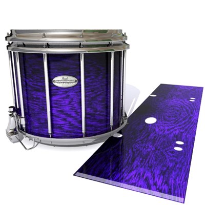 Pearl Championship Maple Snare Drum Slip - Electric Purple Rosewood (Purple)