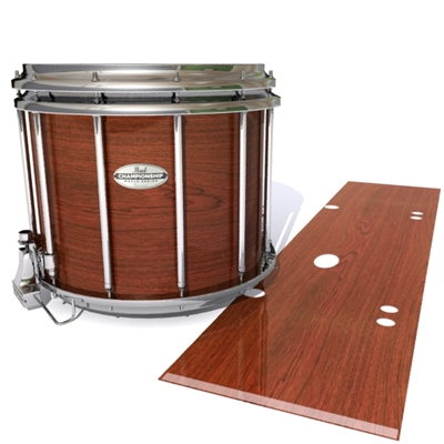 Pearl Championship Maple Snare Drum Slip -  French Mahogany (Neutral)
