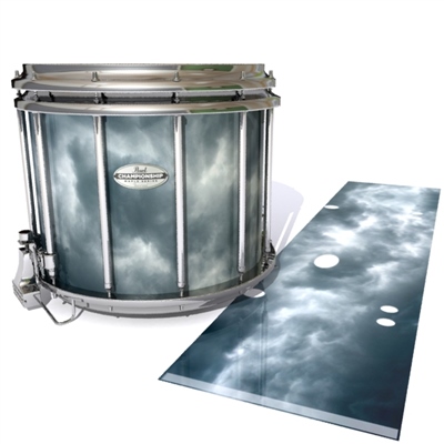 Pearl Championship Maple Snare Drum Slip - Grey Smokey Clouds (Themed)