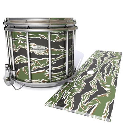 Pearl Championship Maple Snare Drum Slip - Liberator Tiger Camouflage (Green)