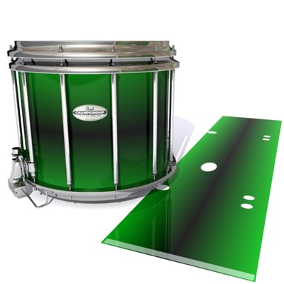 Pearl Championship Maple Snare Drum Slip - Molecular Green Fade (Green)