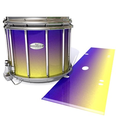 Pearl Championship Maple Snare Drum Slip - Mystic Horizon (Purple) (Yellow)