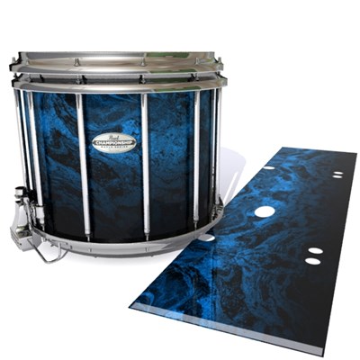 Pearl Championship Maple Snare Drum Slip - Ocean GEO Marble Fade (Blue)