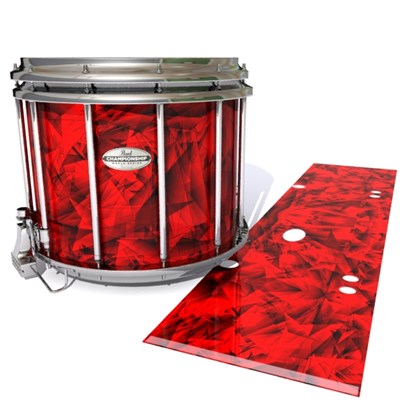 Pearl Championship Maple Snare Drum Slip - Red Cosmic Glass (Red)