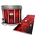 Pearl Championship Maple Snare Drum Slip - Red Smokey Clouds (Themed)