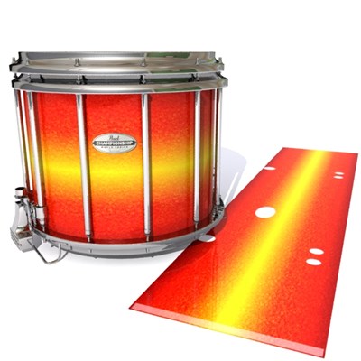 Pearl Championship Maple Snare Drum Slip - Sunfire (Orange) (Yellow)