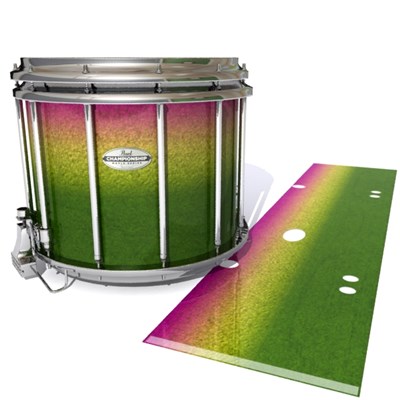 Pearl Championship Maple Snare Drum Slip - Tropical Hybrid (Green) (Yellow)