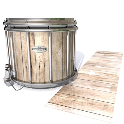 Pearl Championship Maple Snare Drum Slip - Vertical Planks (Themed)