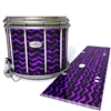 Pearl Championship Maple Snare Drum Slip - Wave Brush Strokes Purple and Black (Purple)