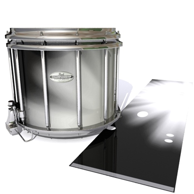 Pearl Championship Maple Snare Drum Slip - White Light Rays (Themed)