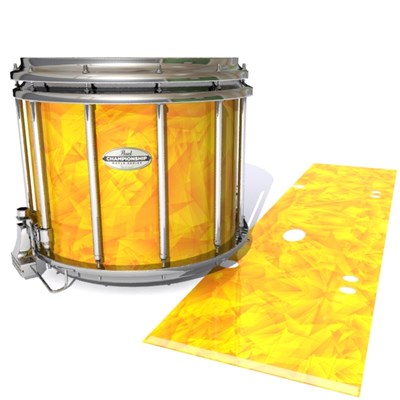 Pearl Championship Maple Snare Drum Slip - Yellow Cosmic Glass (Yellow) (Orange)