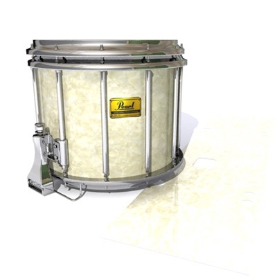 Pearl Championship Maple Snare Drum Slip (Old) - Antique Atlantic Pearl (Neutral)