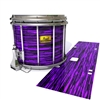 Pearl Championship Maple Snare Drum Slip (Old) - Chaos Brush Strokes Purple and Black (Purple)
