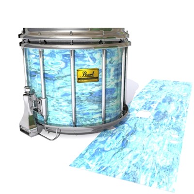 Pearl Championship Maple Snare Drum Slip (Old) - Cosmic Tide (Blue)