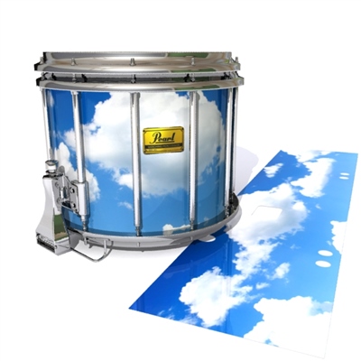 Pearl Championship Maple Snare Drum Slip (Old) - Cumulus Sky (Themed)
