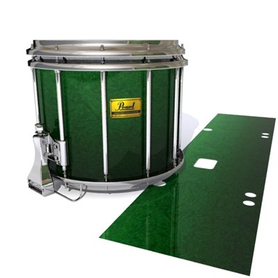 Pearl Championship Maple Snare Drum Slip (Old) - Deep Bamboo (Green)