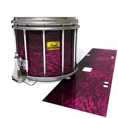 Pearl Championship Maple Snare Drum Slip (Old) - Festive Pink Rosewood (Pink)