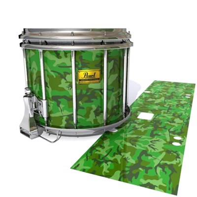 Pearl Championship Maple Snare Drum Slip (Old) - Forest Traditional Camouflage (Green)