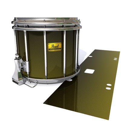 Pearl Championship Maple Snare Drum Slip (Old) - Gold Carbon Fade (Yellow)