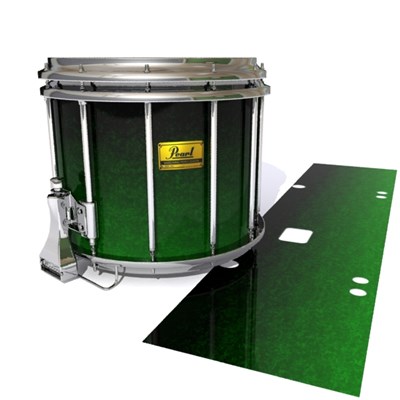 Pearl Championship Maple Snare Drum Slip (Old) - Midnight Forest (Green)