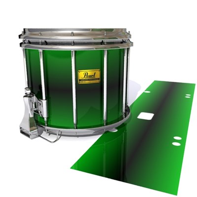 Pearl Championship Maple Snare Drum Slip (Old) - Molecular Green Fade (Green)