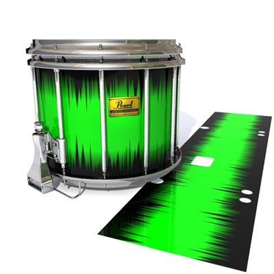 Pearl Championship Maple Snare Drum Slip (Old) - Nightbreak (Green)