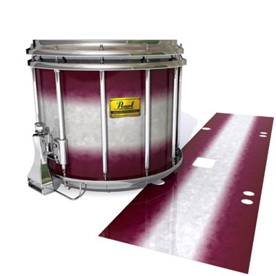 Pearl Championship Maple Snare Drum Slip (Old) - Pebble Maroon (Red)