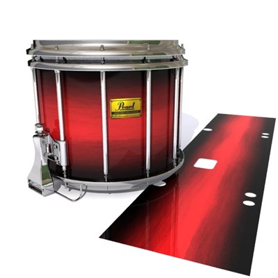Pearl Championship Maple Snare Drum Slip (Old) - Rose Stain Fade (Red)