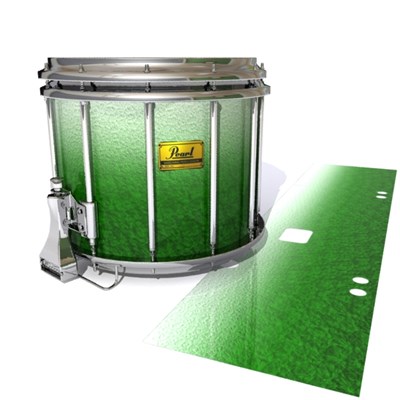 Pearl Championship Maple Snare Drum Slip (Old) - Snowy Evergreen (Green)